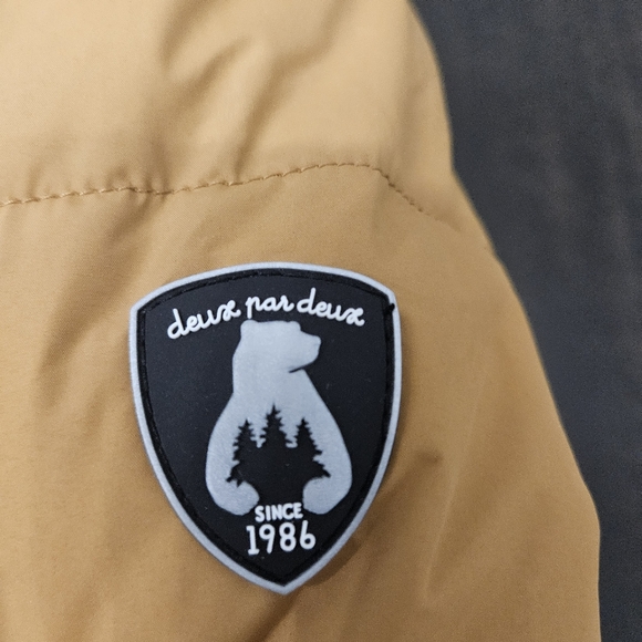 Deux par Deux Baby Unisex One Piece Baby Snowsuit Brown Sugar 24 month NWOT - Picture 6 of 9